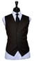 Espresso Herringbone Three-Piece Suit