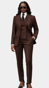 Mulberry Red Three-Piece Suit