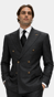 Complet Croisé Obsidian Charcoal
