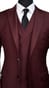Maroon Red Wool Suit