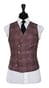 Plum Glen Check Double-Breasted Suit