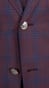 Plum Navy Plaid Three-Piece Suit