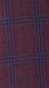 Plum Navy Plaid Three-Piece Suit