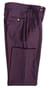 Plum Navy Plaid Three-Piece Suit