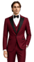 Red Wool Tuxedo