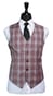 Burgundy Glen Plaid Wool Suit