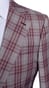 Burgundy Glen Plaid Wool Suit