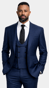 Royal Blue Birdseye Wool Suit
