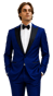 Royal Blue Twill Tuxedo