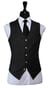 Charcoal Birdseye Double-Breasted Suit 