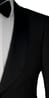 Matte Black Wool Tuxedo