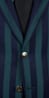 Green and Blue Stripe Suit