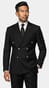 Complet Noir Double Boutonnage