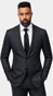 Solid Blue Birdseye Suit