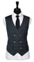 Denim Blue Windowpane Suit