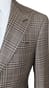 Taupe Brown Glen Plaid Wool Suit