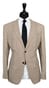 Complet Laine Prince de Galles Tan