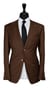 Terra Brown Wool Suit