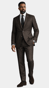 Walnut Flannel Wool Suit