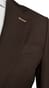 Espresso Brown Wool Suit