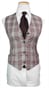 Burgundy Glen Plaid Wool Suit
