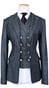Blue Glen Check Three-Piece Suit