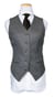 Complet Laine Pied-de-Poule Bleu-Gris