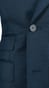 Blue Double-Breasted Wool Suit