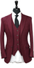 Cherry Red Wool Suit