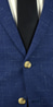 Blue Canvas Wool Suit