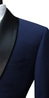 Blue Birdseye Wool Tuxedo