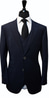Midnight Blue Dotted Pinstripe Wool Suit