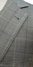 Light Grey Windowpane Wool Suit