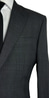 Dark Grey Prince of Wales Wool Suit
