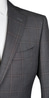 Grey with Brown Windowpane Suit