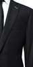 Charcoal Subtle Pinstripe Wool Suit