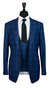 Lapis Blue Windowpane Chic Suit