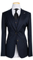 Dark Navy Pinstripe Suit