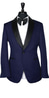 Blue Jacquard Tuxedo
