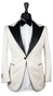 Cream Jacquard Textured Tuxedo