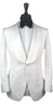 All-White Floral Jacquard Tux