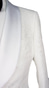 White Floral Jacquard Classic Tux