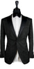 Black Floral Jacquard Tuxedo