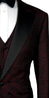 Red Jacquard Tuxedo