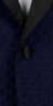 Blue Diamond Jacquard Tuxedo