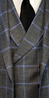 Grey with Baby Blue Windowpane Wool Mix Suit
