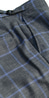 Grey with Baby Blue Windowpane Wool Mix Suit