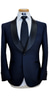 Midnight Blue Twill Tuxedo