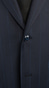 Midnight Blue Pinstripe Suit