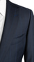 Midnight Blue Pinstripe Suit